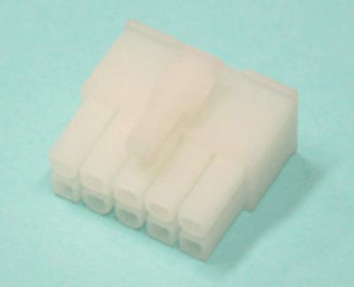 Liitinrunko Mini-Fit naaraskoskettimille 10-nap.