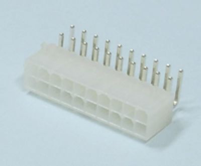 Runkoliitin piirilevylle Mini-Fit uros kulma 20-nap.