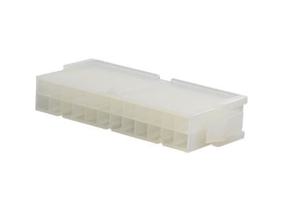 Liitinrunko Mini-Fit uroskoskettimille 24-nap.