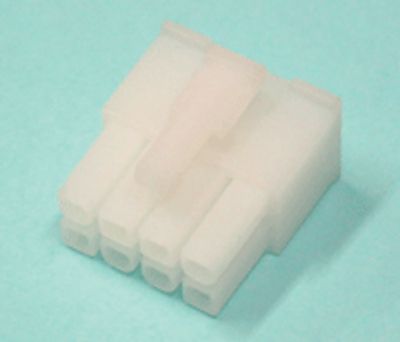 Liitinrunko Mini-Fit naaraskoskettimille 8-nap.