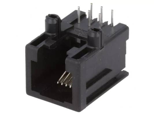Smc Runkoliitin Modular-runkoliitin piirilevylle, kulmamalli 6/6-napainen (RJ12 ...