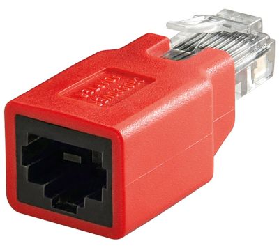 Cat5e-ristikytkentäadapteri RJ45