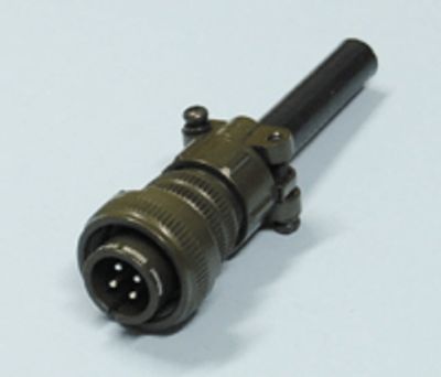 MS-pistoke 4-napainen uros (MIL-C-5015)