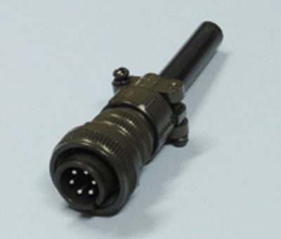 MS-pistoke 6-napainen uros (MIL-C-5015)