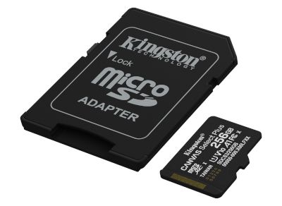 Muistikortti micro-SDHC 256Gb (class 10) + SD-adapteri