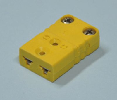 Termopariliitin K naaras keltainen