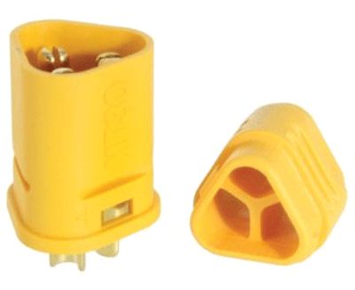 Virtapistoke 3-nap. uros 500Vdc 15A keltainen