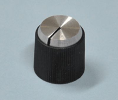 Laitenuppi musta/hopea 4mm/14,1mm