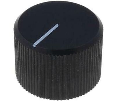 Laitenuppi alumiini 4mm/20mm musta (507.4131) *