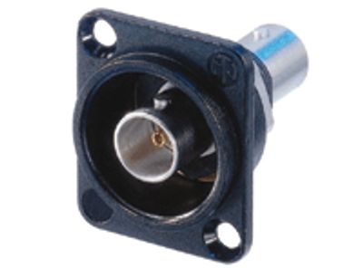 BNC-läpivientiliitin musta