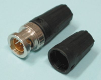 Taivutussuoja NBNC-liittimille RG59U musta