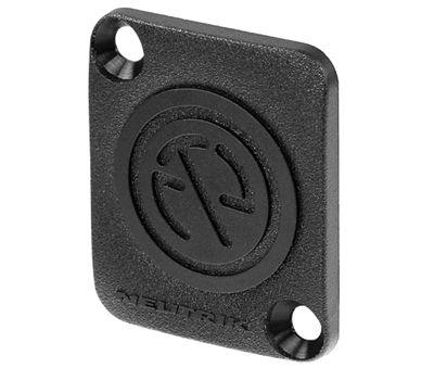 Peitelevy D-sarjan XLR-runkoliitinaukkoon (DBA-BL)