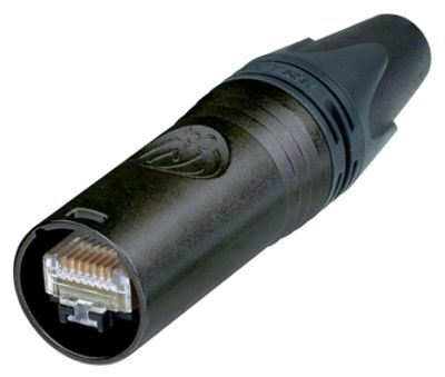 Modular-pistoke Cat6a 8/8-napainen (RJ45) etherCON-liitännällä