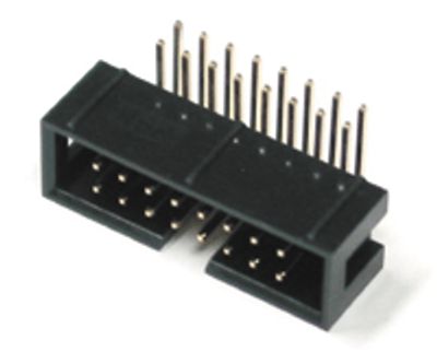 Liitin piirilevylle 16-nap. uros kulma