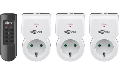 Kauko-ohjattava pistorasiakytkinsarja 1100W + kauko-ohjain