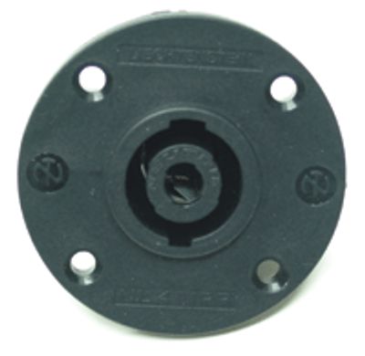 Speakon-kaiutinrunkoliitin laipalla, 4-nap.