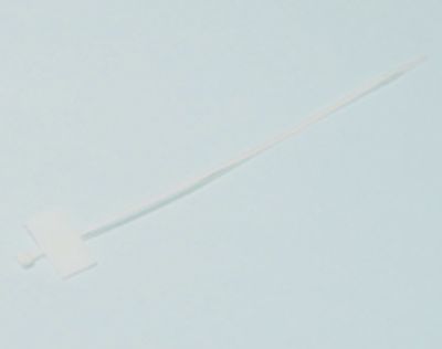 Johdinside tunnistekilvellä 2,5x200mm valkoinen