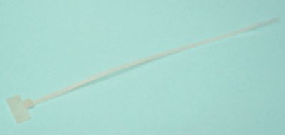 Johdinside tunnistekilvellä 2,5x210mm valkoinen *