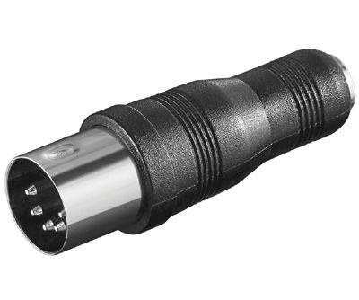 Liitinadapteri DIN-liitin 5-nap. uros / 3,5mm stereojakki *