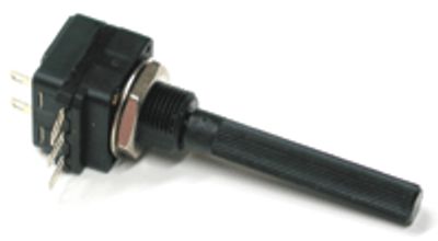 Hiilipotentiometri 6mm mono kytk. 10kohm logaritminen *