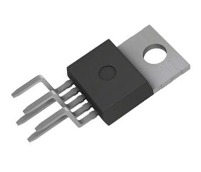 Jänniteregulaattori low-drop +5V 0,5A PENTAWATT-5