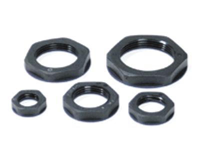 Vastamutteri muovi PG7 musta