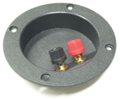 Kullattu kaiutinterminaali, upotettava, 2-osainen * Kullattu kaiutinterminaali, upotettava, 2-osainen *