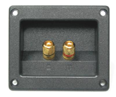 Kullattu kaiutinterminaali, upotettava, 2-osainen *