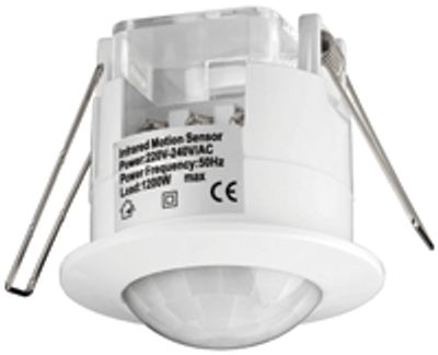 IR-liiketunnistin upotettava asennus 360° 230Vac 1200W
