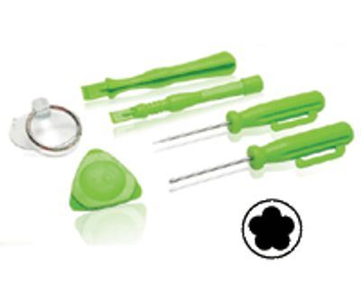 6-osainen erikoistyökalusarja iPhone-matkapuhelimille