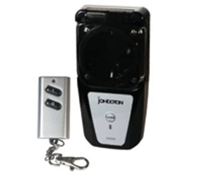 Kauko-ohjattava pistorasiakytkin 3500W IP44 + ohjain (Johdoton LC-sarja)