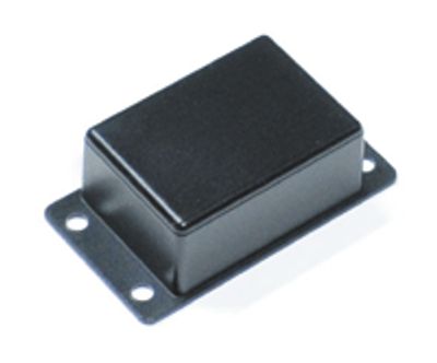 Muovikotelo kiinnityskulmilla 56x40x25,3mm musta