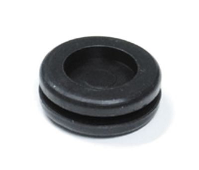 Läpivienti kalvolla 16mm musta