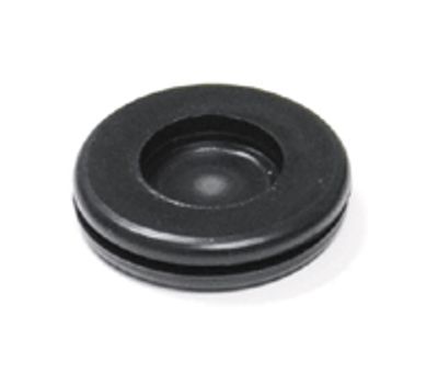 Läpivienti kalvolla 19mm musta