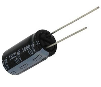 Elektrolyyttikondensaattori low-ESR pystymalli 1800uF 10V R-5