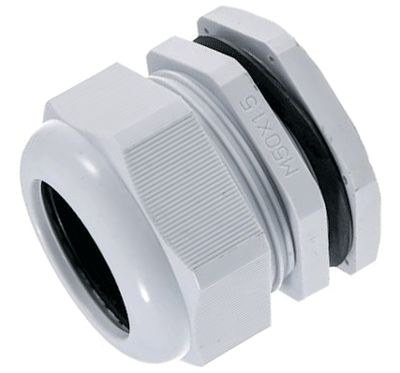 Holkkitiiviste muovi M50 vaaleanharmaa IP67 (D.3090)