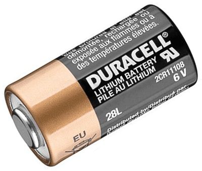 Litium-paristo 6V 200mAh (2CR11108)