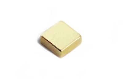 Kestomagneetti kullattu Neodymium N45 5,0x5,0x2,0mm
