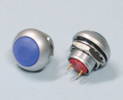 Painike 1xOFF-(ON) 0,2A 50Vdc sininen *