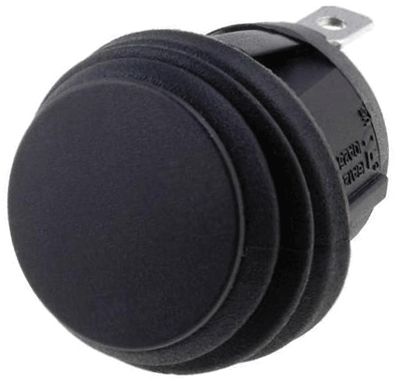 Keinuvipukytkin 1xON-OFF 10A 250Vac IP65 musta