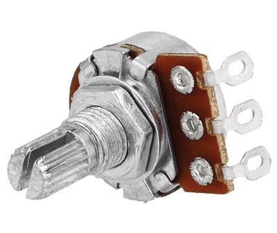 Hiilipotentiometri 6mm mono 1kohm lineaarinen