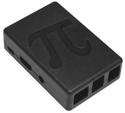 Kotelo Raspberry Pi B+ / Pi2B / Pi3B / Pi3B+ musta