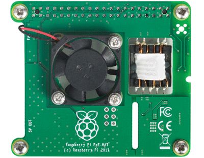Raspberry Pi 3B+/4B+ PoE -tehonsyöttöyksikkö