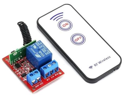 1-kanavainen RF-kauko-ohjainsarja (lähetin/vastaanotin)