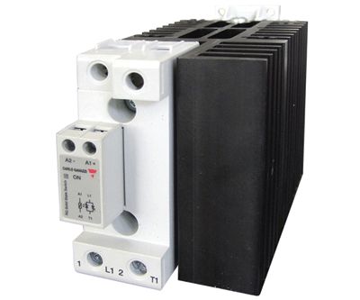 Puolijohderele DIN-kiskoon 3-32Vdc/24-240Vac 60A