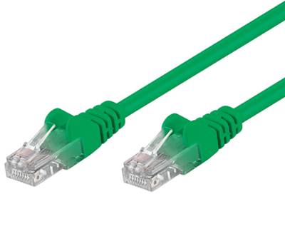Cat5e-liitäntäkaapeli UTP vihreä 0,25m Cat5e-liitäntäkaapeli UTP vihreä 0,25m