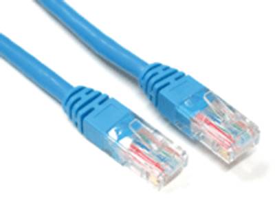 Cat5e-liitäntäkaapeli UTP sininen 0,25m Cat5e-liitäntäkaapeli UTP sininen 0,25m