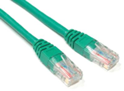 Cat5e-liitäntäkaapeli UTP vihreä 15m Cat5e-liitäntäkaapeli UTP vihreä 15m