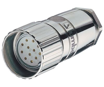 M23-sarjan pistoke IP67 12-nap. naaras