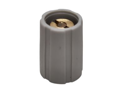 Laitenuppi, nylon 4mm/10mm harmaa